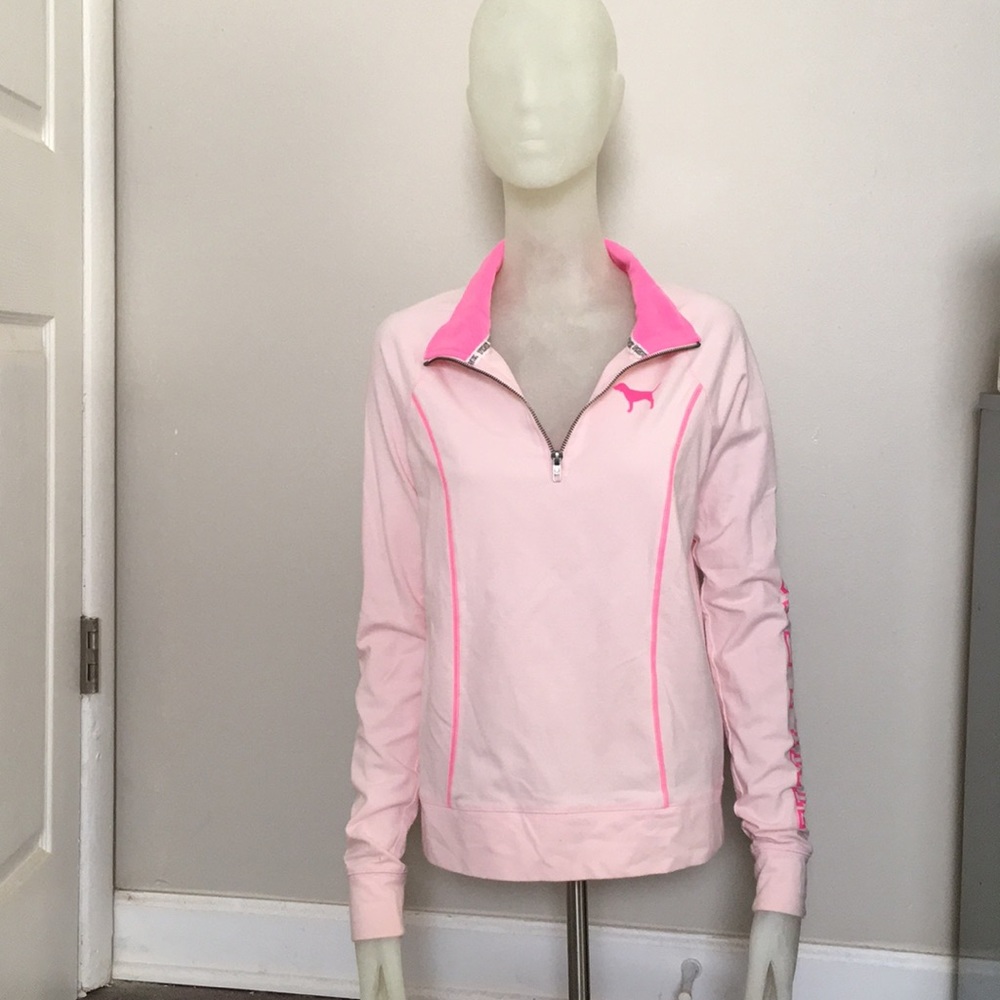 NWOT 💕VS Pink 1/4 zip sweater💕